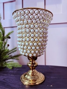 GROWTH TANK Luxury Candle Holder Gold Plated Metal Candle Stand Tealight Holder